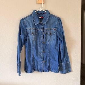 Tommy Hilfiger Vintage Blue Denim jacket L Y2K